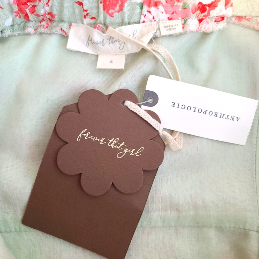 Anthropologie Forever That Girl Floral Puff Sleeves Dress - Picture 5 of 12